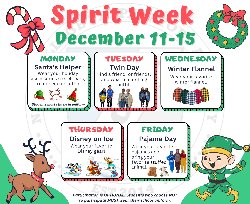 december spirit week